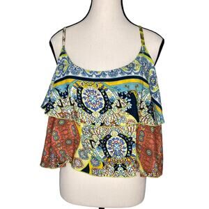 RAGA Boho Cropped Tank Top